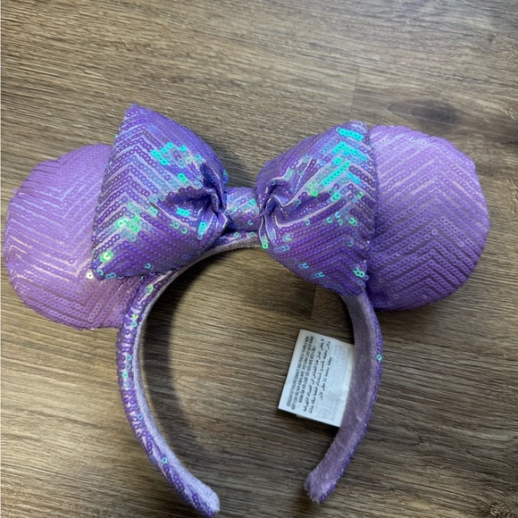 Disney Other - Disney Purple Sequin Minnie Mouse Ears Headband